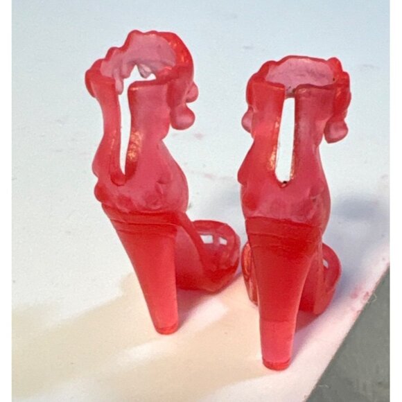 Monster High Shoes Pink Ghoulia Yelps Skull Shores Mattel - Picture 3 of 4